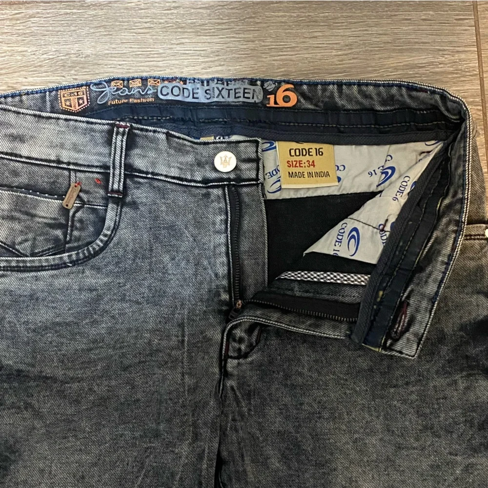 Code 16 Jeans 34 Faded Black - Picture 4 of 12